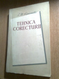 Tehnica corecturii - Indreptar pentru corectori - L.M. Kamenetki (ESPLA, 1956)