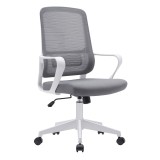 Cumpara ieftin Scaun birou gri alb Salomo 63x56.5x99-109 cm