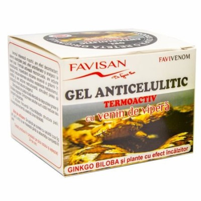 Gel anticelulitic termoactvi cu venin de vipera &amp;quot;favivenom&amp;quot; 200ml favisan foto