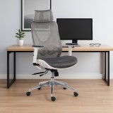 Cumpara ieftin Scaun birou ergonomic multifunctional SYYT 9503, mesh, mecanism multiblock, tetiera reglabila 2D, 120 kg, gri