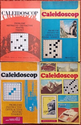 4 reviste rebus CALEIDOSCOP foto