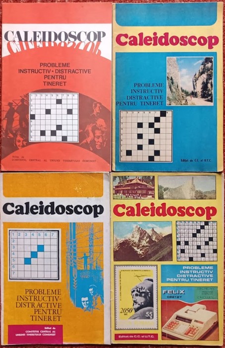 4 reviste rebus CALEIDOSCOP