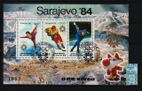 Timbre Coreea Nord, 1983 | Olimpiada de iarnă Sarajevo 84 | Bloc/Minisheet | aph, Sport, Stampilat