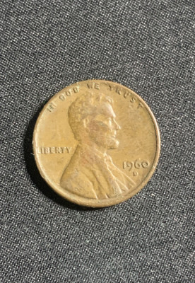 Moneda One Cent 1960 USA foto