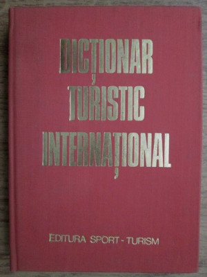 Silviu Negut - Dictionar turistic international (1980, editie cartonata) foto