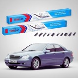 Cumpara ieftin Ștergătoare Mercedes-Benz Clasa C W203 2000-2003 | Set Față Flat &ndash; TeamCar&reg;
