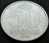 Moneda 50 PFENNIG A - RD GERMANA / GERMANIA DEMOCRATA, anul 1958 * cod 2497, Europa