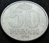 Cumpara ieftin Moneda 50 PFENNIG A - RD GERMANA / GERMANIA DEMOCRATA, anul 1958 * cod 2497, Europa