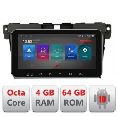 Navigatie Mazda CX-7 2009 I-097 4+64 ecran 10.33&amp;quot; Android Waze USB Navigatie Internet Youtube Radio CarStore Technology foto