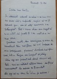 Scrisoare S. Luchian catre Cecilia Vasilescu, transcrisa olograf de Laura Cocea