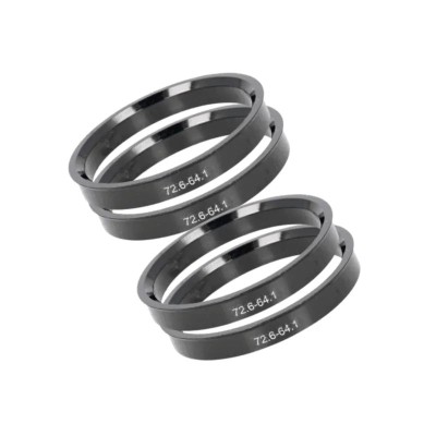 Set 4 inele centrare din ABS 72.6x64.1 pentru jante aliaj foto