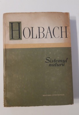 Holbach Sistemul naturii foto