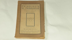 I.MANOLESCU - PSIHOLOGIE SI PEDAGOGIE Ed.II-a, An.1923 foto