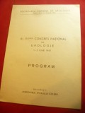 Program al Societatii Romane Urologie la alVII Congres National 1947 ,7 pag