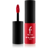 flormar Lip &amp; Cheek Tint fard de obraz lichid buze si obraz culoare 001 Scarlet Ruby 6.7 ml