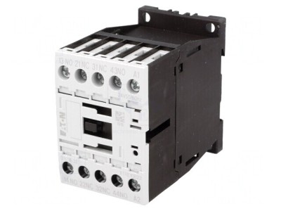 Contactor 4P NCx2 NOx2 24VAC 4A pentru șină DIN foto