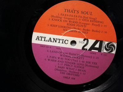 That&amp;rsquo;s Soul &amp;ndash; Selectiuni (1967/Atlantic/RFG) - Vinil/Vinyl/ foto