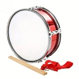 Cumpara ieftin Toba colinde JIABAO cu cordar 35 cm x 14 cm din metal, 2 bete si curea