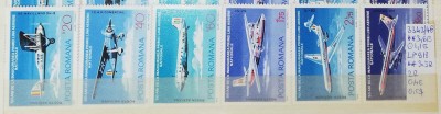 1976 50 ani de la inagurarea primei linii aeriene nationale LP 918 MNH foto