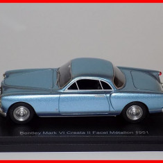 Macheta BENTLEY Mark VI Cresta II Facel Metallon 1951 (scara 1/43) BOS