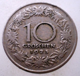 7.131 AUSTRIA 10 GROSCHEN 1925, Europa, Cupru-Nichel