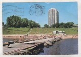 Bnk cp Eforie Nord - Plaja - circulata, Printata
