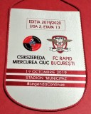 Fanion (protocol) meci fotbal CSIKSZEREDA MIERCUREA CIUC - RAPID BUCURESTI (19.10.2019 - Liga 2-a etapa 13)