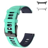 Curea din silicon compatibila cu Samsung Galaxy Watch Ultra2, Telescoape QR, 22mm, Tea Green