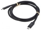 Cablu USB-C negru 1,2m, Goobay