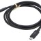 Cablu USB-C negru 1,2m