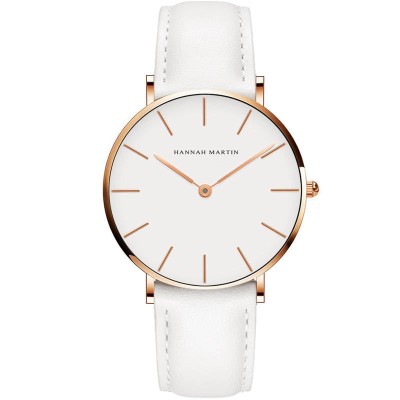 Ceas de dama Hannah Martin Casual Quartz Curea din piele foto
