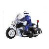 Motocicleta Politie Jucarie cu Sofer, Lumini si Sunete, Baterii Incluse, 27cm, Recomandat 3+ Ani