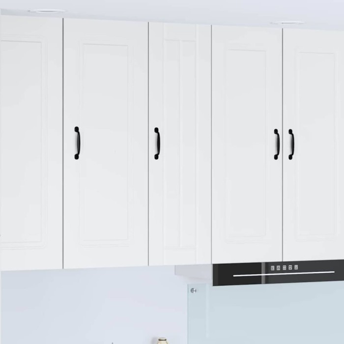 vidaXL Dulap suspendat de bucătărie Alb 30 x 31 x 100 cm Lemn compozit 885105