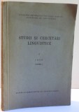 STUDII SI CERCETARI LINGVISTICE , VOL I , FASCICULA 2 , 1950