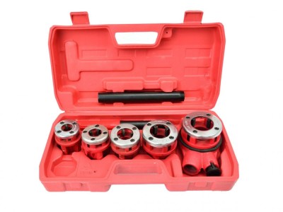 Trusa filiera pentru tevi 3/8 &amp;quot;-1,1/4&amp;quot;, 5 piese, Geko G01001 foto