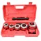 Trusa filiera pentru tevi 3/8 &quot;-1,1/4&quot;, 5 piese, Geko G01001