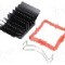 Radiator extrudat, aluminiu, 27mm x 27mm, neagra, Advanced Thermal Solutions - ATS-51270K-C1-R0