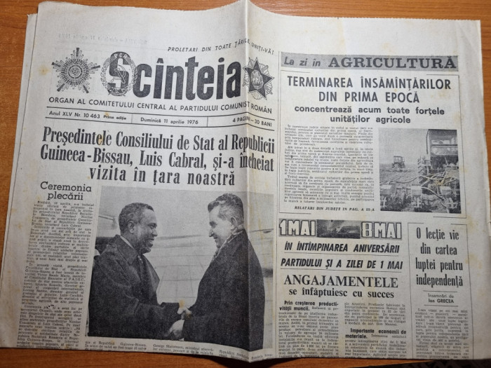 scanteia 11 aprilie 1976-articol lotru,felix oradea,tulcea