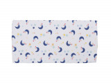 Cearceaf din bumbac cu elastic 120x60 cm Dark blue moon, Nichiduta