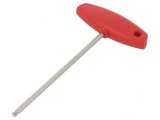 Cheie Imbus Sferic HEX 5mm 182mm Oțel Crom-Vanadium