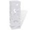 Suport pentru umbrele, patrat, depozitare bastoane, alb, 48,5 cm, otel