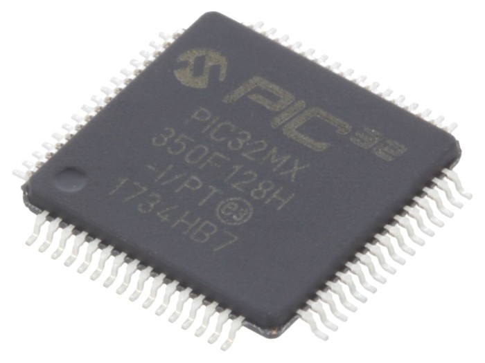 Microcontroler PIC32 128kB, USB OTG