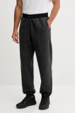 EA7 Emporio Armani pantaloni de trening culoarea negru, cu imprimeu, AF16804.7M000983