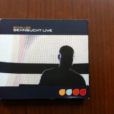 schiller sehnsucht live 2008 dublu disc 2 CD muzica ambient downtempo trance NM