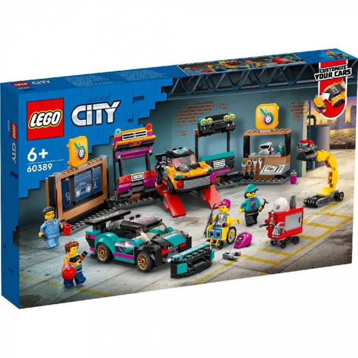 LEGO CITY SERVICE PENTRU PERSONALIZAREA MASINILOR 60389 SuperHeroes ToysZone