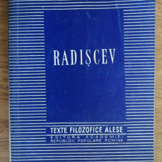 A. N. Radiscev - Texte filozofice alese