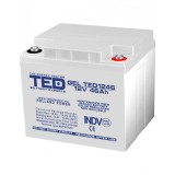 Acumulator AGM VRLA 12V 46A GEL Deep Cycle 197mm x 166mm x h 171mm M6 TED Battery Expert Holland TED003454 (1) SafetyGuard Surveillance