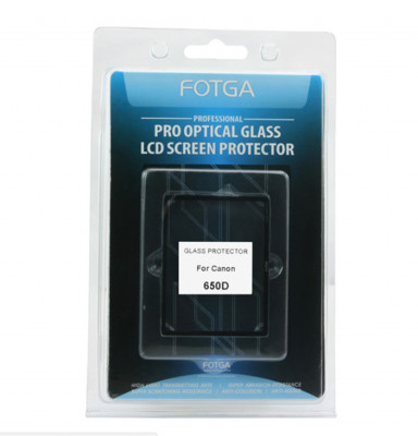 Ecran protector LCD Fotga 650D din sticla optica pentru Canon EOS 650D, Canon EOS Rebel T4i foto