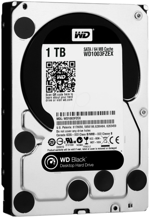 HDD 1000 GB; 7200 RPM; 64 MB BUFFER; WD