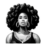 Cumpara ieftin Sticker decorativ, Woman, Negru, 60 cm, 10640ST, Oem